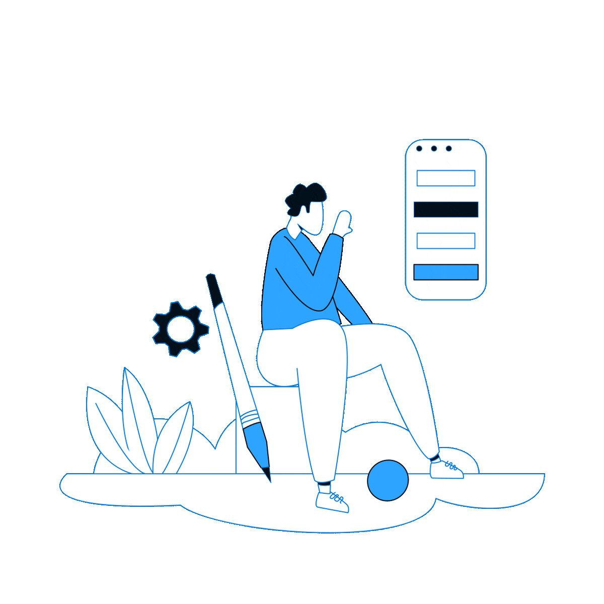FirstJobGo Login Banner Animation